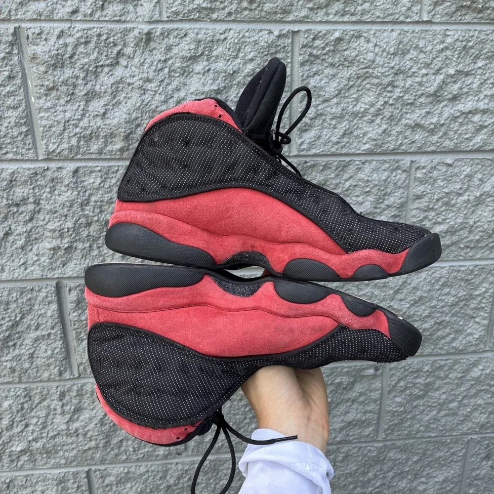 Nike Air Jordan Retro 13 Black Red Bred Used 414571-004 Men Size 13